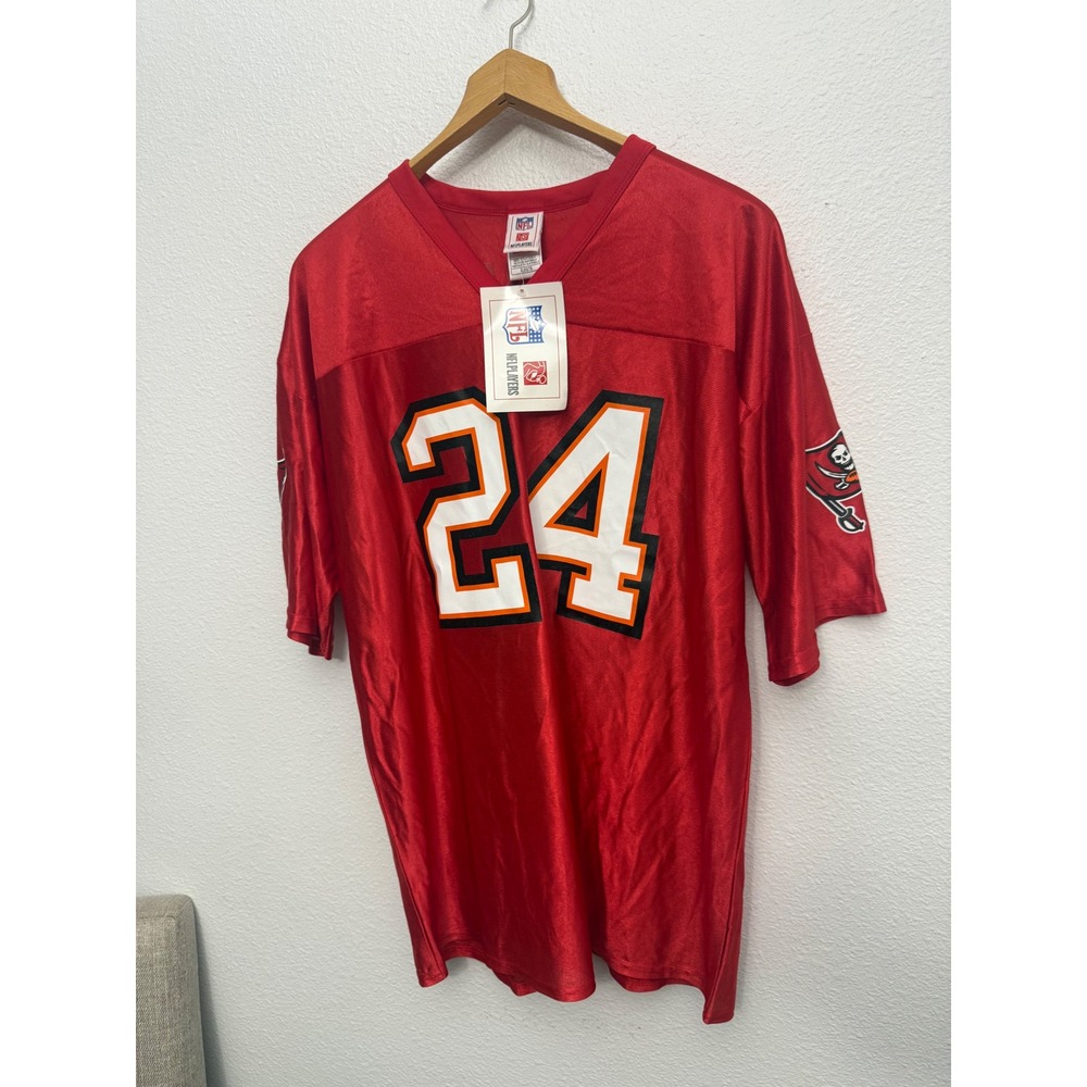 NFL Players Tampa Bay Buccaneers Cadillac Williams 24 Jersey Red XL NWT